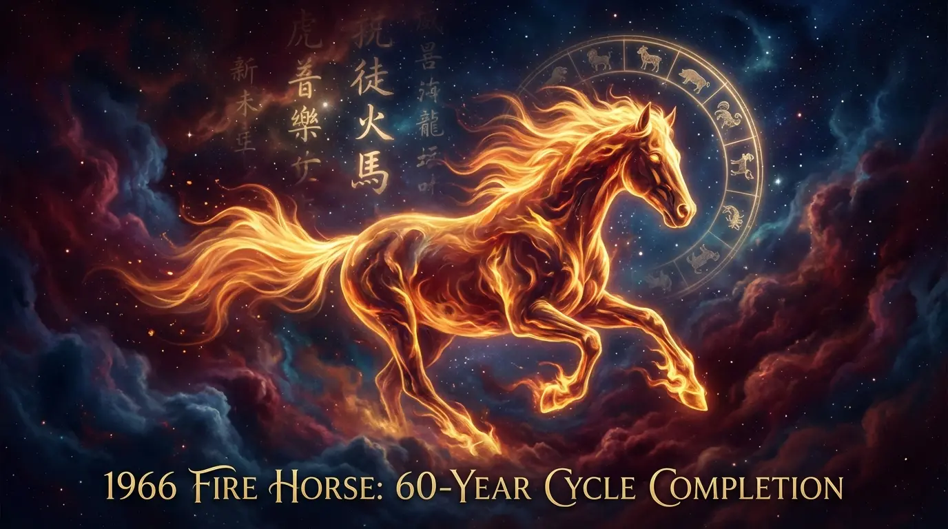 1966 Chinese Zodiac Fire Horse